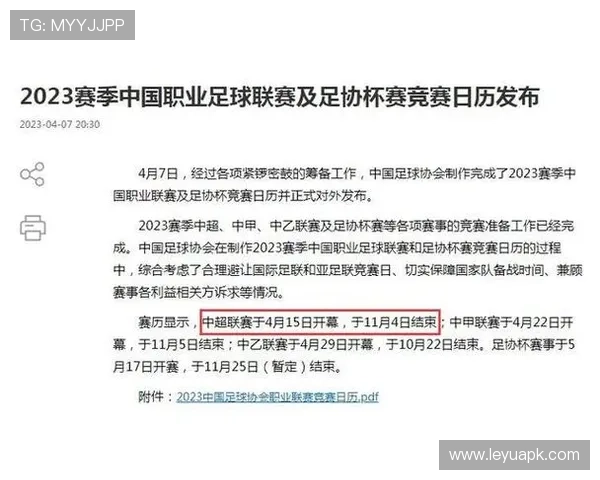 中国足球中超联赛全年时间表与国际赛事冲突分析